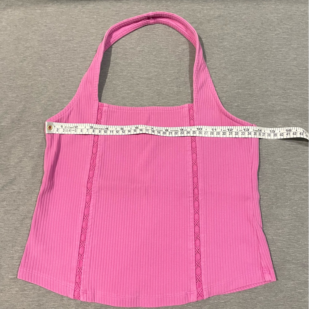 American Eagle Pink Halter Top Size Medium Y2K Summer - Picture 4 of 7